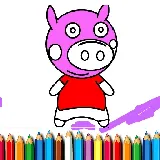 BTS Pig Coloring Book