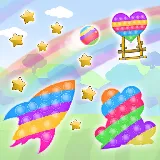 Cannon Ball + Pop It Fidget