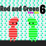 Red and Green 6 Color Rain